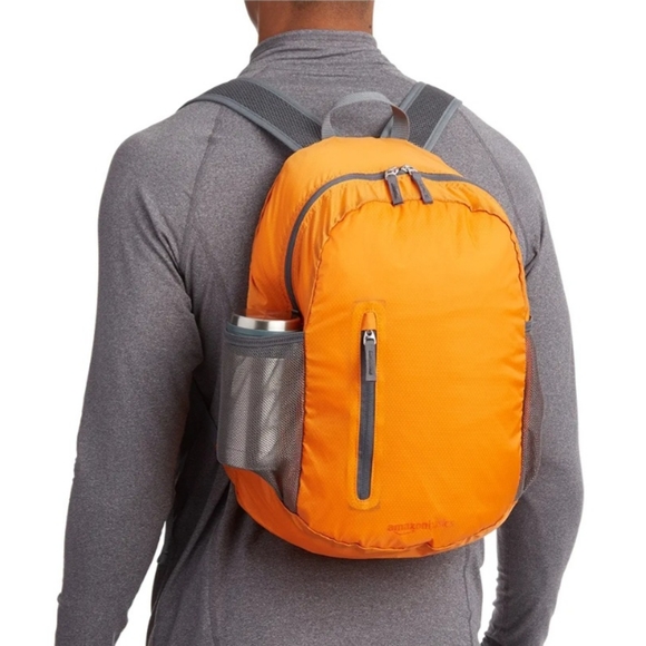 Brand NEW Orange 25L Ultralight Packable Unisex Day Pack Backpack - Picture 1 of 4